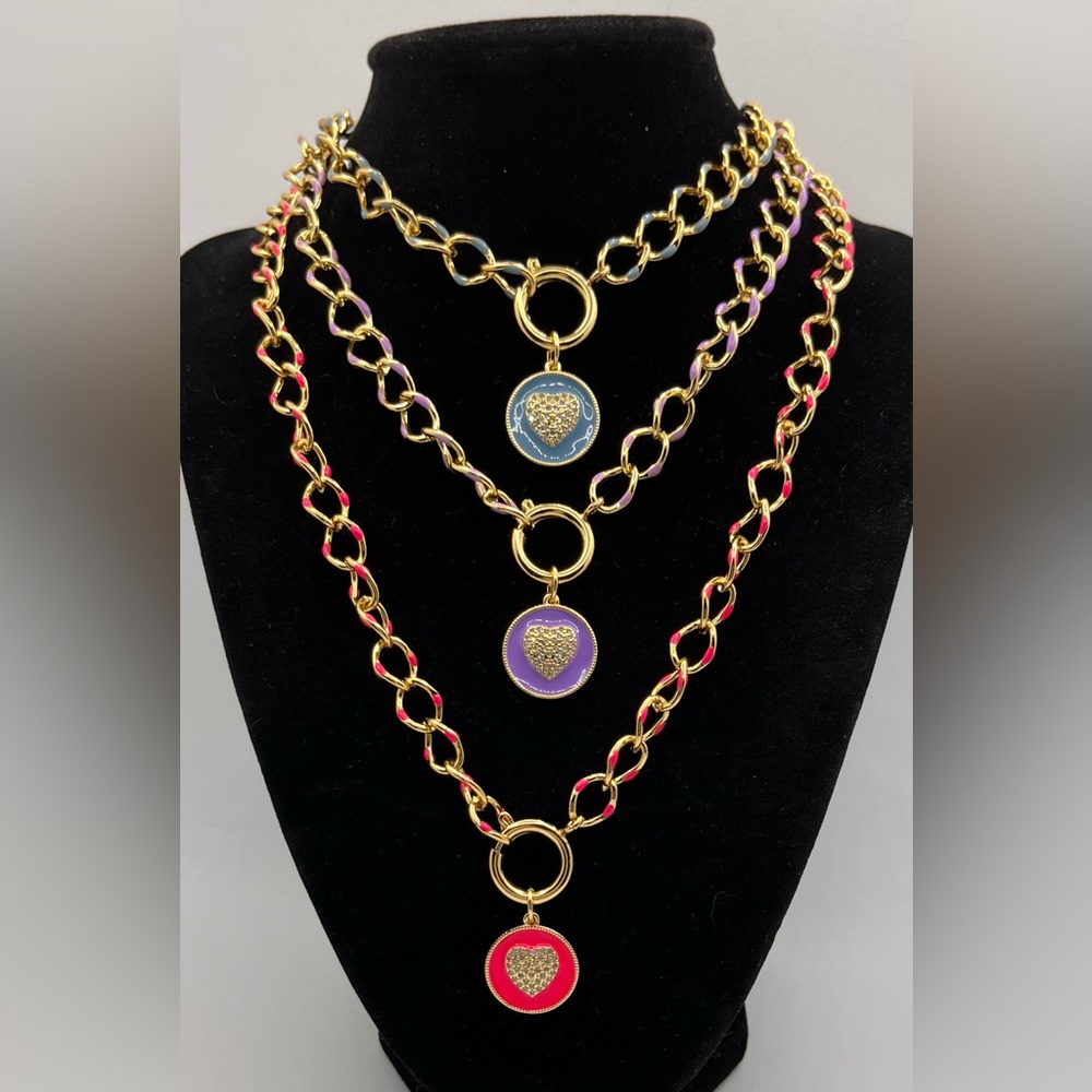 Melania Clara / By Alexa Rae Penny Lane Enamel Necklace